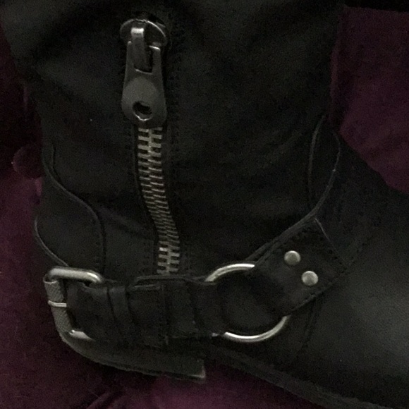 Black knee high riding boots - Picture 3 of 8